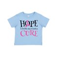 thumbnail image 1 of Inktastic Breast Cancer Hope Quote Girls Toddler T-Shirt, 1 of 4
