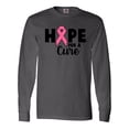 thumbnail image 1 of Inktastic Breast Cancer Hope for a Cure Long Sleeve T-Shirt, 1 of 4