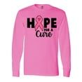 thumbnail image 1 of Inktastic Breast Cancer Hope for a Cure Long Sleeve T-Shirt, 1 of 5