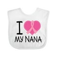 thumbnail image 1 of Inktastic Breast Cancer Nana Boys or Girls Baby Bib, 1 of 4