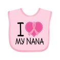 thumbnail image 1 of Inktastic Breast Cancer Nana Boys or Girls Baby Bib, 1 of 4