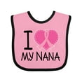 thumbnail image 1 of Inktastic Breast Cancer Nana Boys or Girls Baby Bib, 1 of 4
