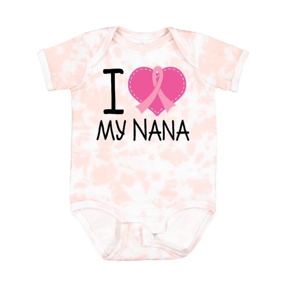 Inktastic Breast Cancer Nana Boys or Girls Baby Bodysuit