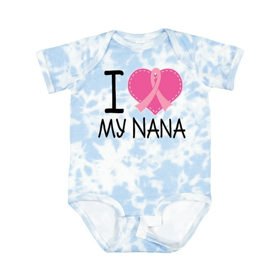 Inktastic Breast Cancer Nana Boys or Girls Baby Bodysuit