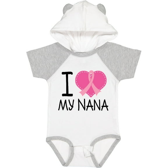 Inktastic Breast Cancer Nana Boys or Girls Baby Bodysuit