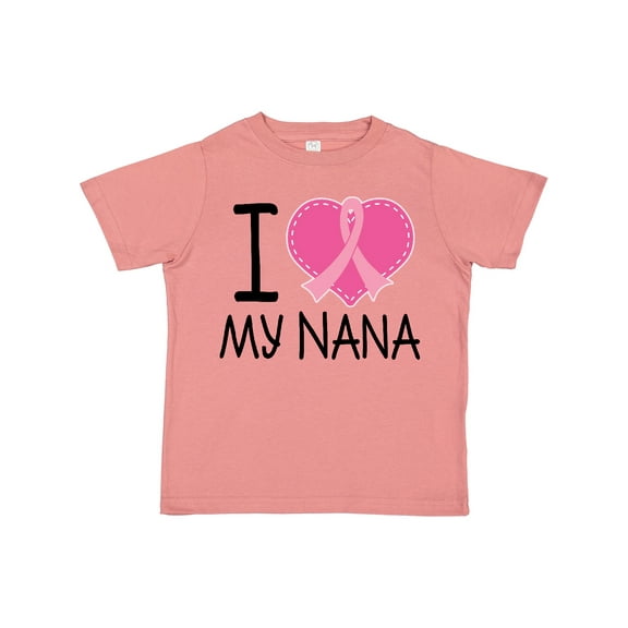 Inktastic Breast Cancer Nana Boys or Girls Toddler T-Shirt