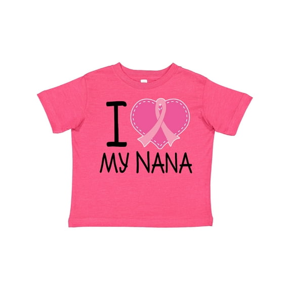 Inktastic Breast Cancer Nana Boys or Girls Toddler T-Shirt