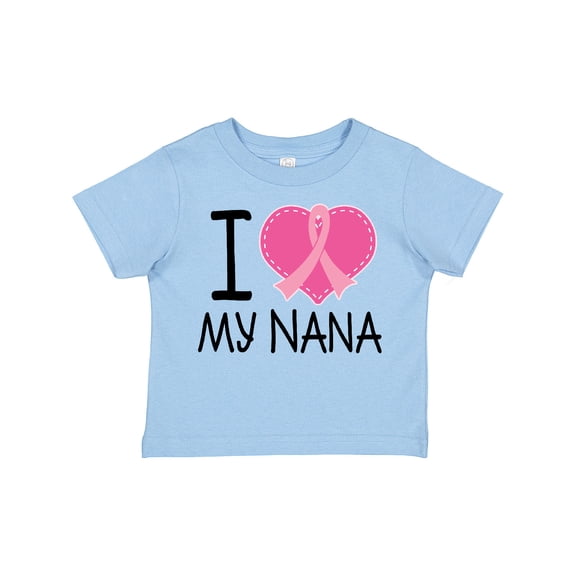 Inktastic Breast Cancer Nana Boys or Girls Toddler T-Shirt