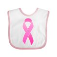 thumbnail image 1 of Inktastic Breast Cancer Pink Awareness Ribbon Boys or Girls Baby Bib, 1 of 4