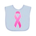 thumbnail image 1 of Inktastic Breast Cancer Pink Awareness Ribbon Boys or Girls Baby Bib, 1 of 4