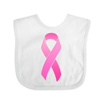 Inktastic Breast Cancer Pink Awareness Ribbon Boys or Girls Baby Bib
