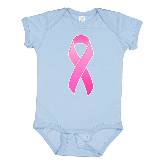 Inktastic Breast Cancer Pink Awareness Ribbon Boys or Girls Baby Bodysuit