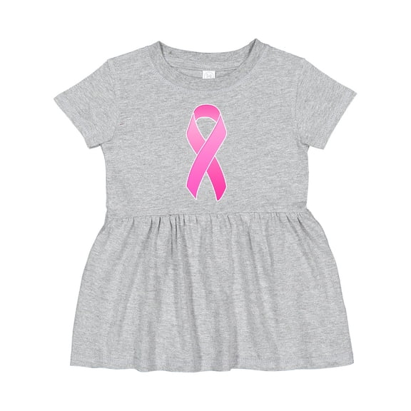 Inktastic Breast Cancer Pink Awareness Ribbon Girls Baby Dress