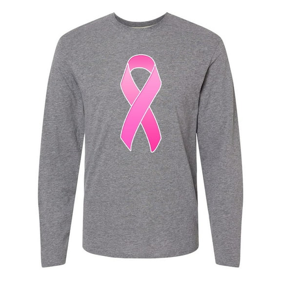 Inktastic Breast Cancer Pink Awareness Ribbon Long Sleeve T-Shirt