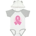 thumbnail image 1 of Inktastic Breast Cancer Pink Ribbon Awareness Month Girls Baby Bodysuit, 1 of 5