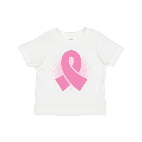 Inktastic Breast Cancer Pink Ribbon Awareness Month Girls Toddler T-Shirt