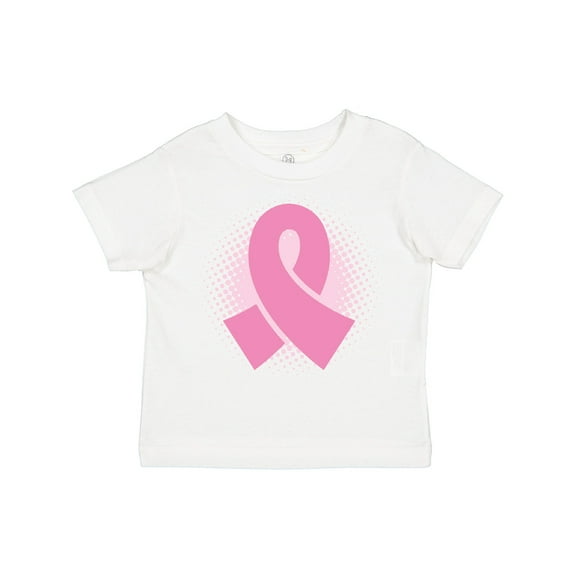 Inktastic Breast Cancer Pink Ribbon Awareness Month Girls Toddler T-Shirt