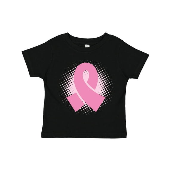 Inktastic Breast Cancer Pink Ribbon Awareness Month Girls Toddler T-Shirt