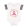 thumbnail image 1 of Inktastic Breast Cancer Pink Ribbon Awareness Wreath Gift Baby Girl Bodysuit, 1 of 4