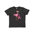 thumbnail image 1 of Inktastic Breast Cancer Pink Ribbon Flamingo Youth T-Shirt, 1 of 5