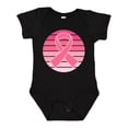 thumbnail image 1 of Inktastic Breast Cancer Pink Ribbon Retro Girls Baby Bodysuit, 1 of 5