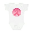 thumbnail image 1 of Inktastic Breast Cancer Pink Ribbon Retro Girls Baby Bodysuit, 1 of 5