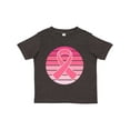 thumbnail image 1 of Inktastic Breast Cancer Pink Ribbon Retro Girls Toddler T-Shirt, 1 of 5