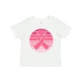 thumbnail image 1 of Inktastic Breast Cancer Pink Ribbon Retro Girls Toddler T-Shirt, 1 of 5