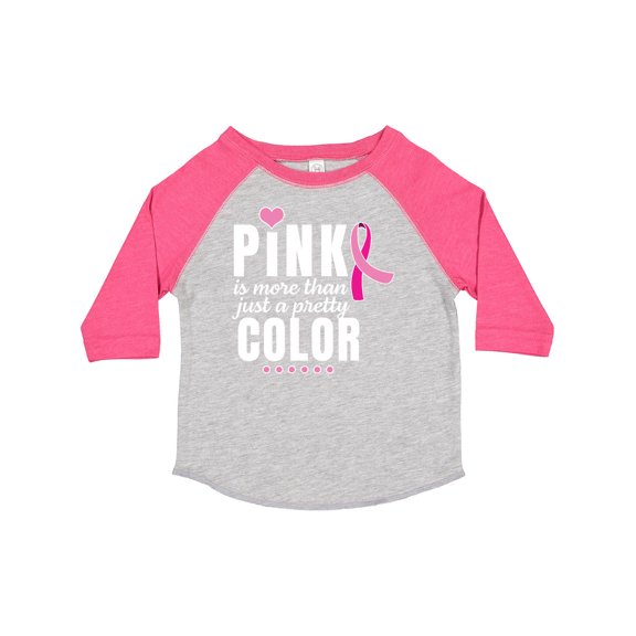 Inktastic Breast Cancer Pink is More Than Just a Pretty Color Boys or Girls Toddler T-Shirt