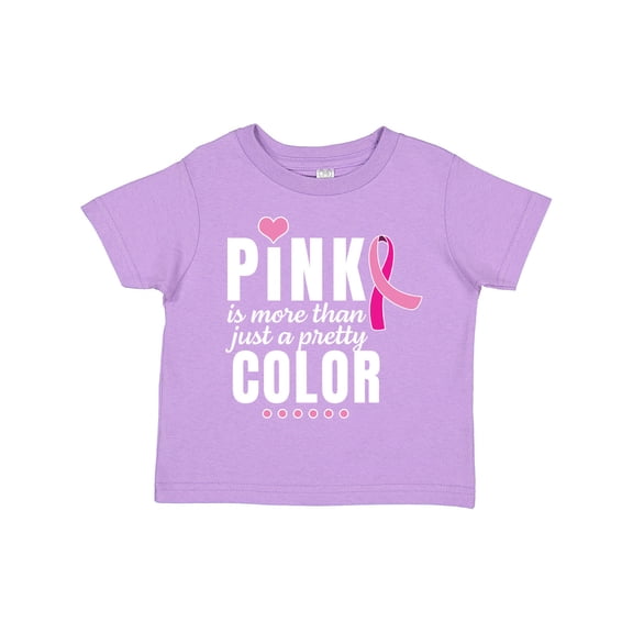 Inktastic Breast Cancer Pink is More Than Just a Pretty Color Boys or Girls Toddler T-Shirt
