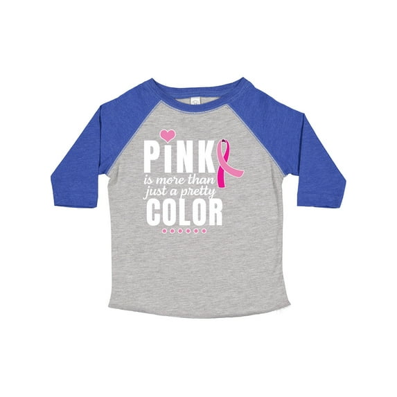Inktastic Breast Cancer Pink is More Than Just a Pretty Color Boys or Girls Toddler T-Shirt