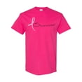 thumbnail image 1 of Inktastic Breast Cancer Survivor Pink Ribbon T-Shirt, 1 of 5