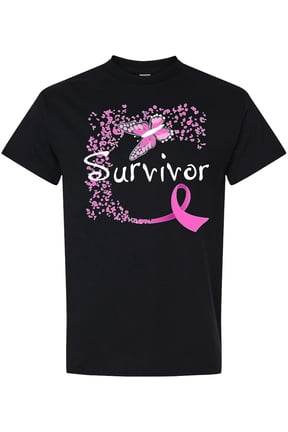 Breast Cancer Survivor-butterfly Ribbon T-Shirt