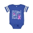thumbnail image 1 of Inktastic Breast Cancer- Together We Will Win Boys or Girls Baby Bodysuit, 1 of 5