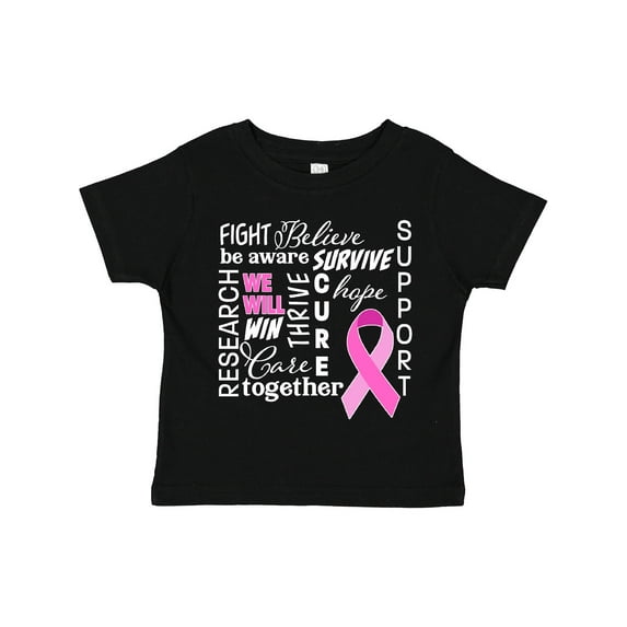 Inktastic Breast Cancer- Together We Will Win Boys or Girls Toddler T-Shirt