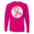 thumbnail image 1 of Inktastic Breast Cancer Volleyball Pink Ribbon Sports Gear Long Sleeve T-Shirt, 1 of 5