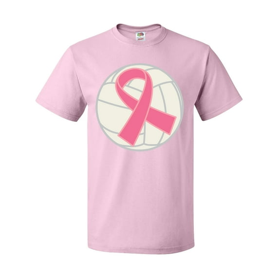 Inktastic Breast Cancer Volleyball Pink Ribbon Sports Gear T-Shirt