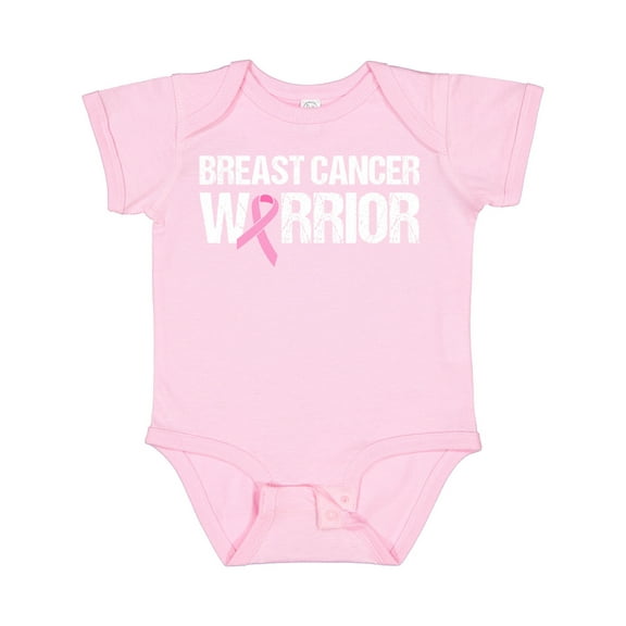 Inktastic Breast Cancer Warrior Boys or Girls Baby Bodysuit
