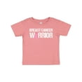 thumbnail image 1 of Inktastic Breast Cancer Warrior Boys or Girls Baby T-Shirt, 1 of 5
