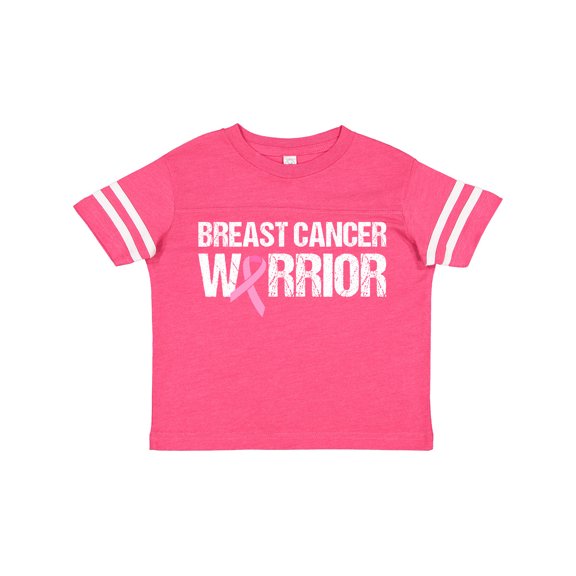 Inktastic Breast Cancer Warrior Boys or Girls Toddler T-Shirt