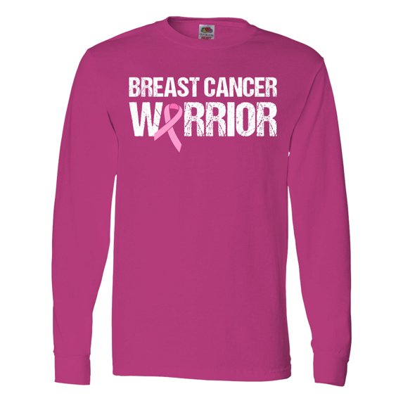 Inktastic Breast Cancer Warrior Long Sleeve T-Shirt