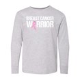 thumbnail image 1 of Inktastic Breast Cancer Warrior Long Sleeve Youth T-Shirt, 1 of 5
