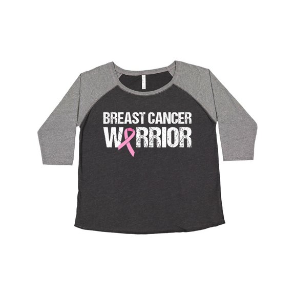Inktastic Breast Cancer Warrior Women's Plus Size T-Shirt