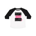 thumbnail image 1 of Inktastic Breast Hope Love Cure Boys or Girls Toddler T-Shirt, 1 of 5