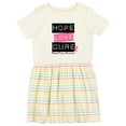 thumbnail image 1 of Inktastic Breast Hope Love Cure Girls Toddler Dress, 1 of 5