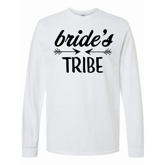 Inktastic Bride's Tribe Long Sleeve T-Shirt