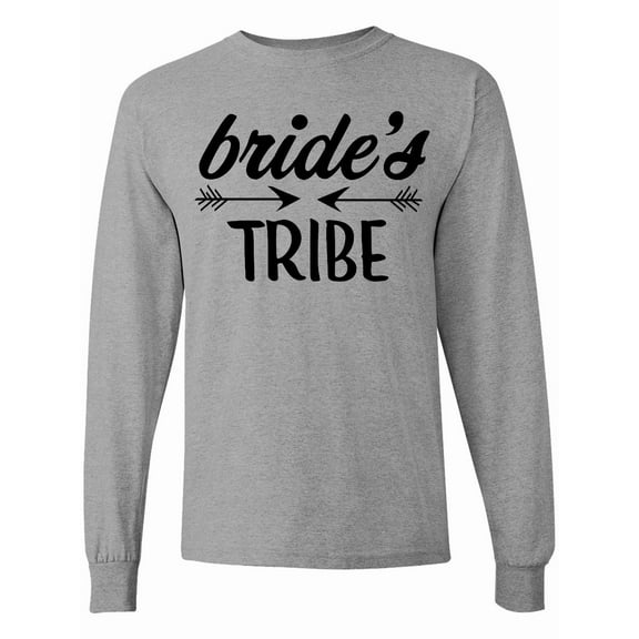 Inktastic Bride's Tribe Long Sleeve T-Shirt