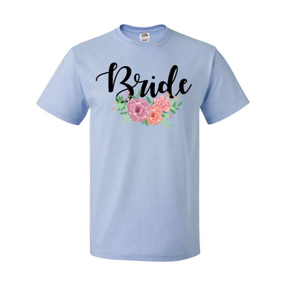 Inktastic Bride with Flower Illustration T-Shirt
