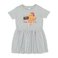 thumbnail image 1 of Inktastic Bring Back the 90s Cool Orange Cat Girls Toddler Dress, 1 of 5