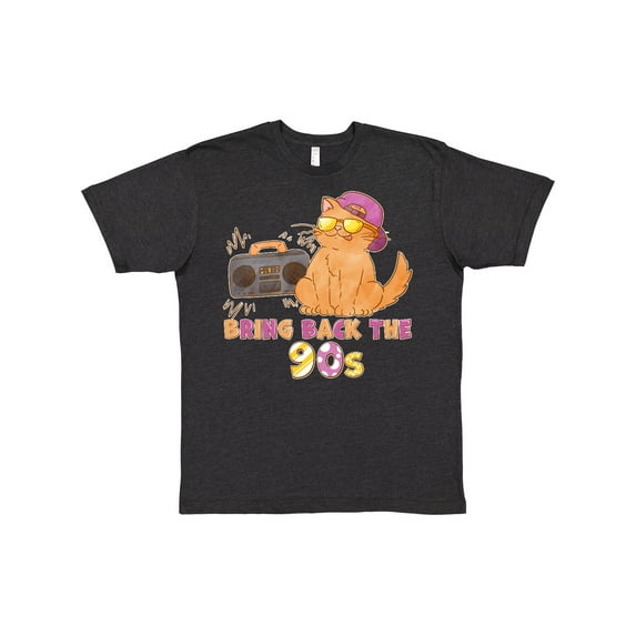 Inktastic Bring Back the 90s Cool Orange Cat T-Shirt